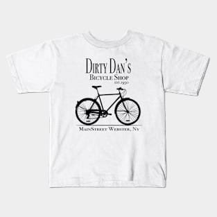 Dirty Dan's Bicycle Shop Kids T-Shirt